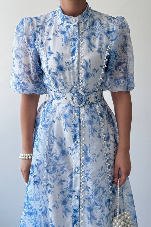 Dress with Belt Detail