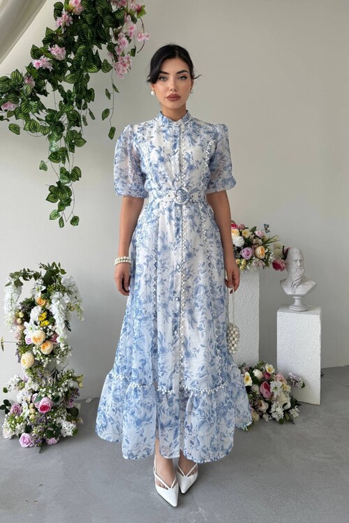 Dress with Belt Detail