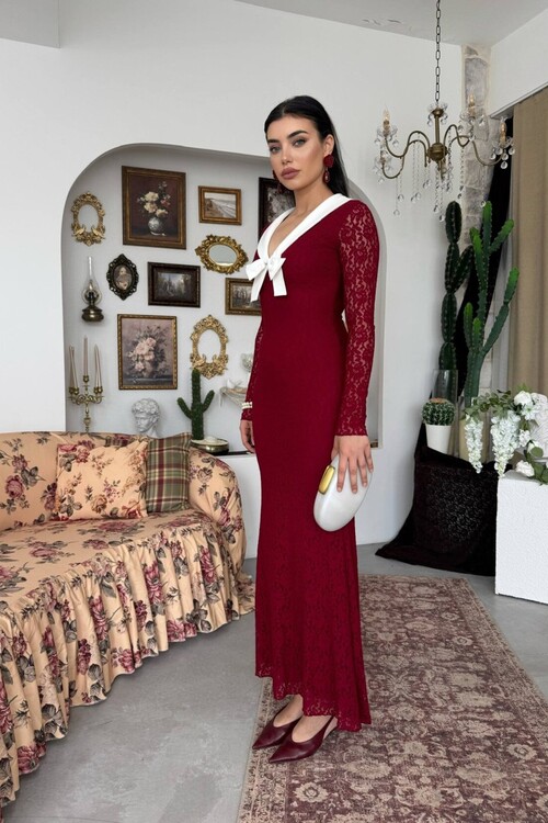 Duyru Dress with Bow Detail