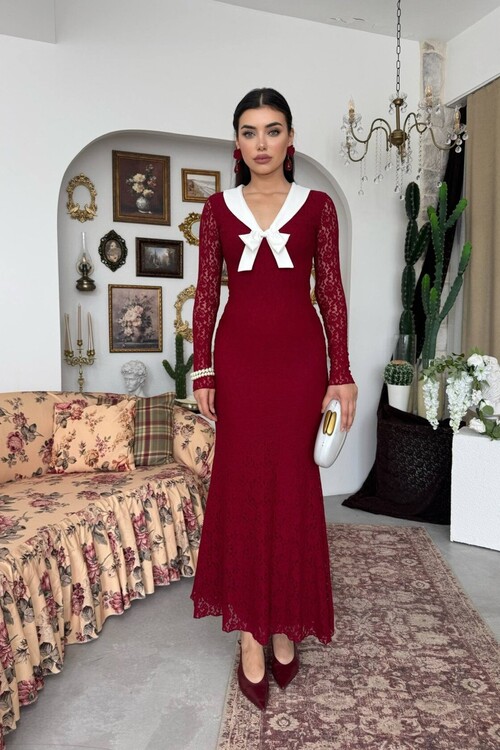 Duyru Dress with Bow Detail