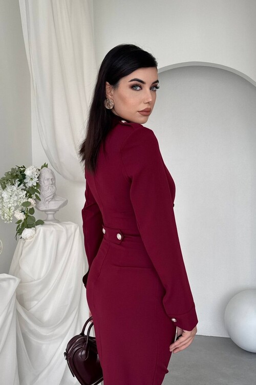 Gurea Button-Detail Dress