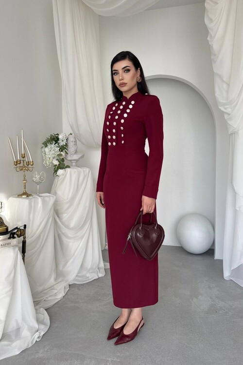 Gurea Button-Detail Dress