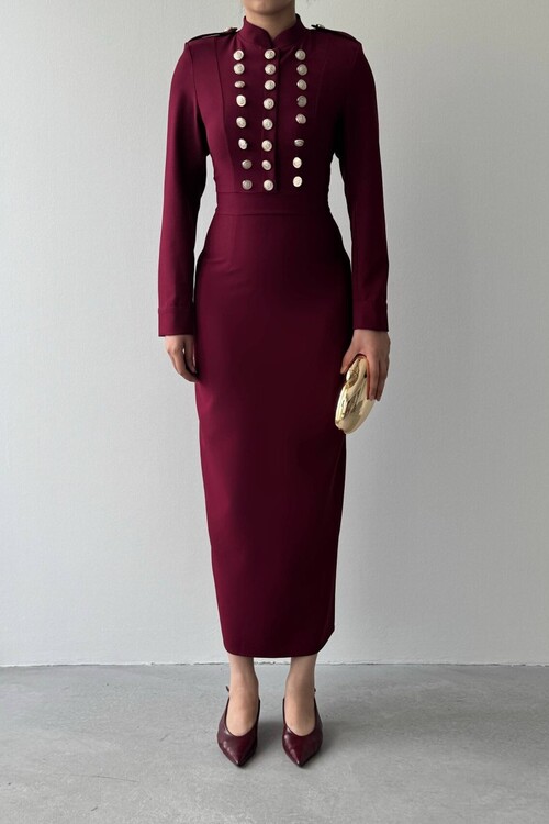 Gurea Button-Detail Dress