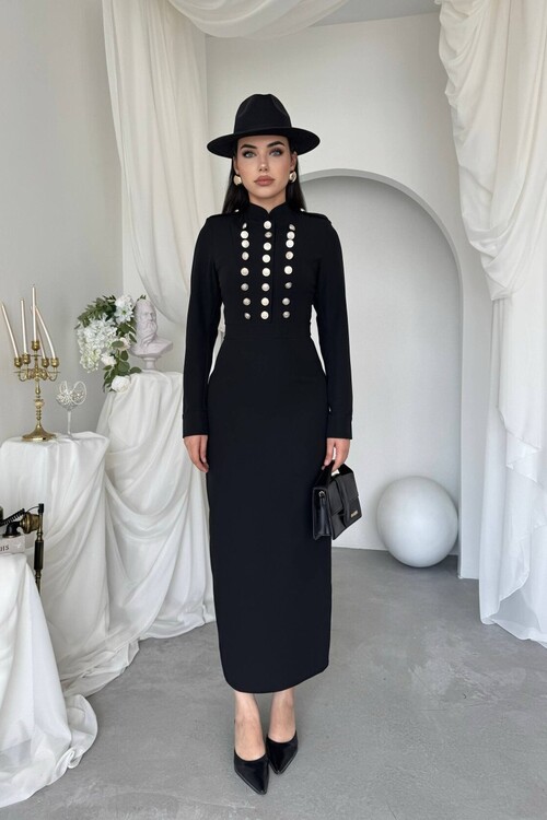 Gurea Button-Detail Dress