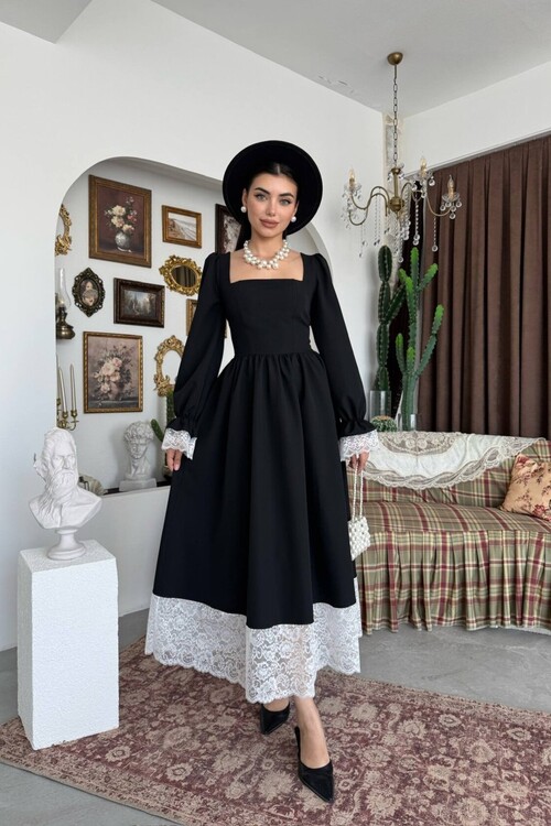 Huyno Lace-Detail Dress