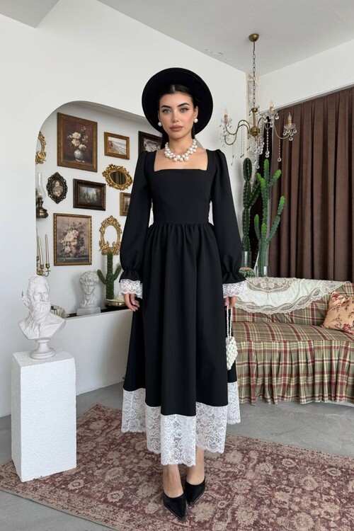 Huyno Lace-Detail Dress
