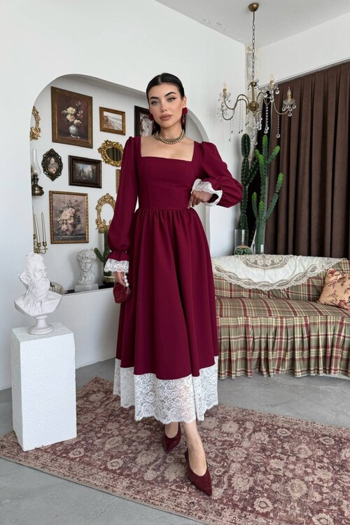 Huyno Lace-Detail Dress