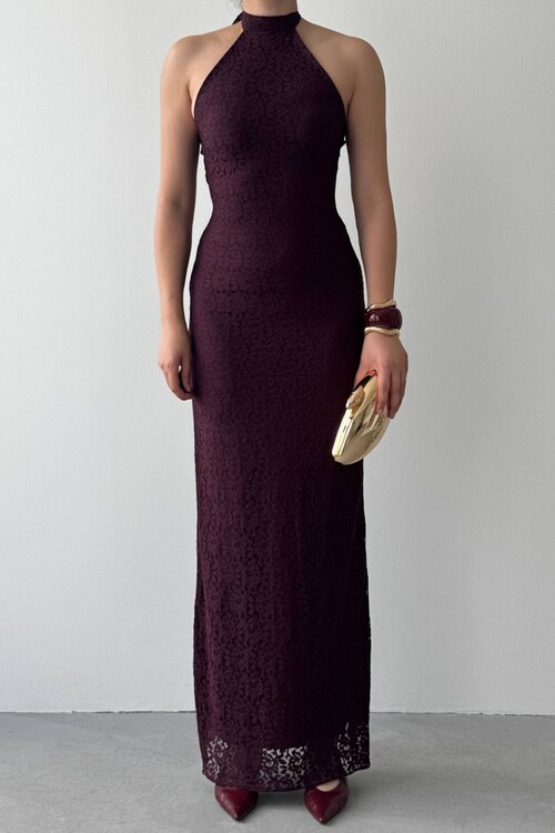 Jons Neck Tie Midi Dress