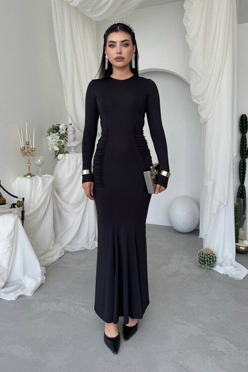 June Dress with Shirring Detail