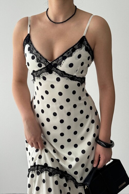 Junn İp Askılı Elbise