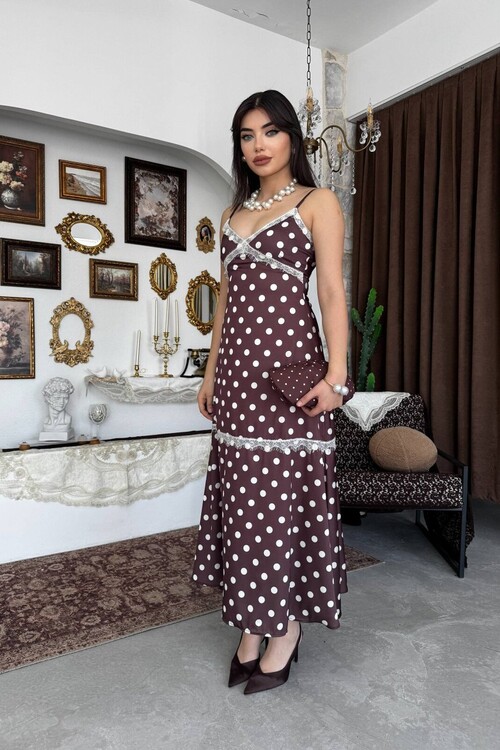 Junn İp Askılı Elbise