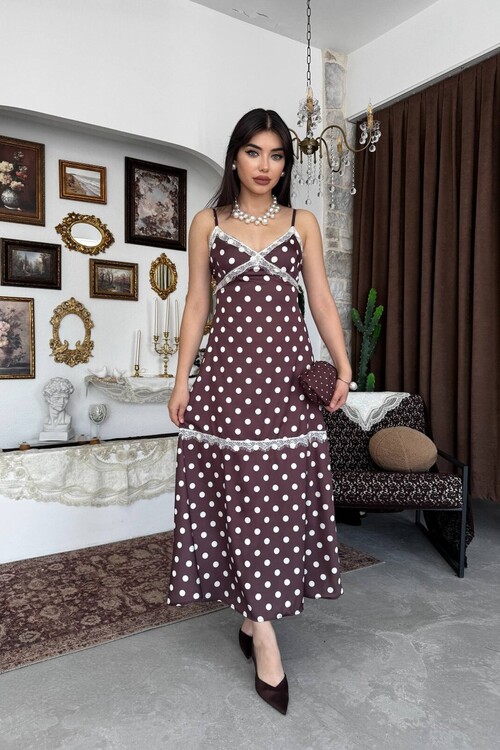 Junn İp Askılı Elbise