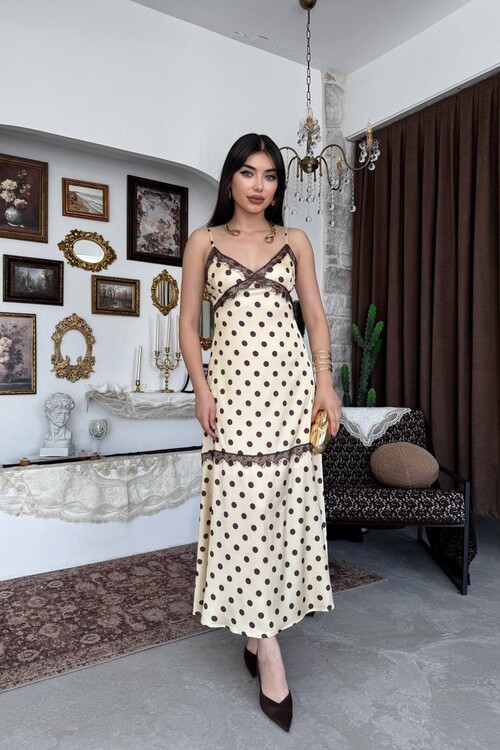 Junn İp Askılı Elbise