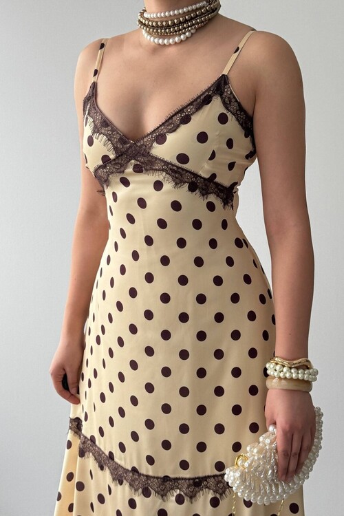 Junn İp Askılı Elbise