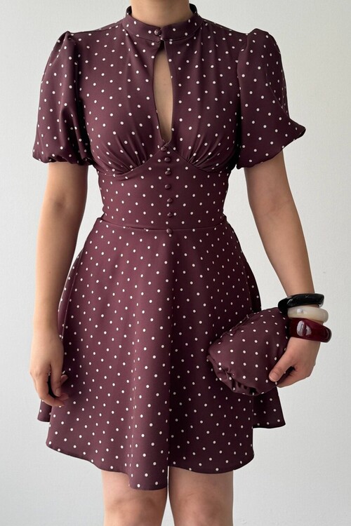 Alsace Dekolte Detaylı Elbise