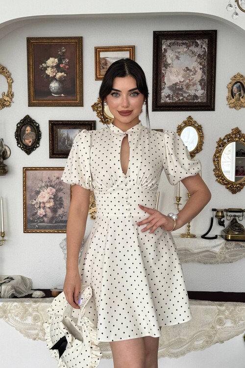 Alsace Dekolte Detaylı Elbise