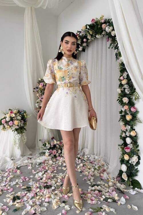 Pana Kemer Detaylı Elbise