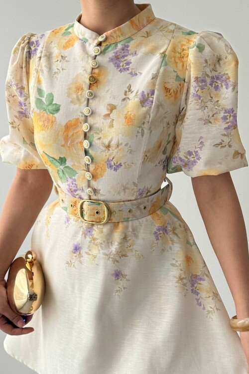 Pana Kemer Detaylı Elbise