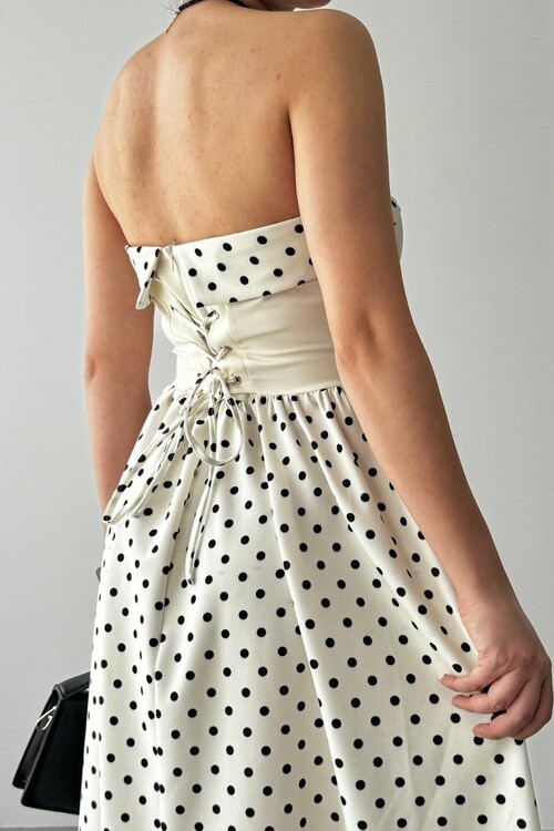 Penas Strapless Dress