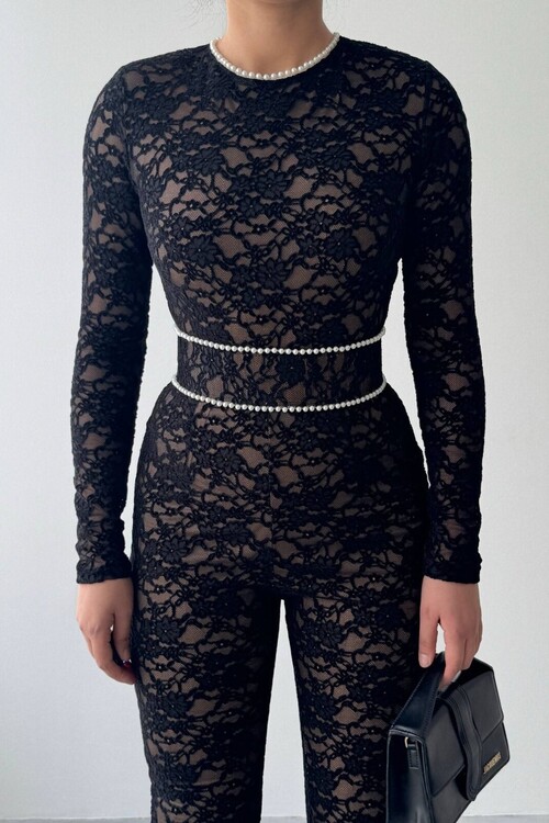 Ponas Belt-Detail Jumpsuit