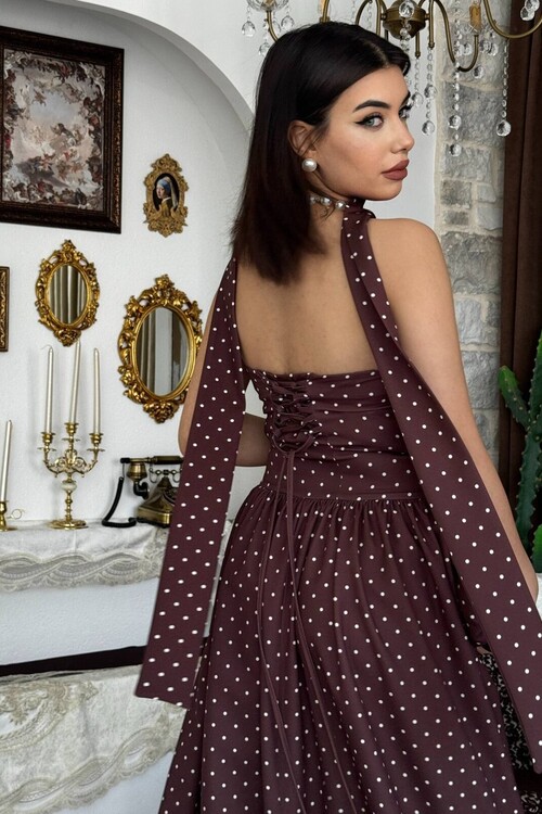 Pons Shawl Detail Dress