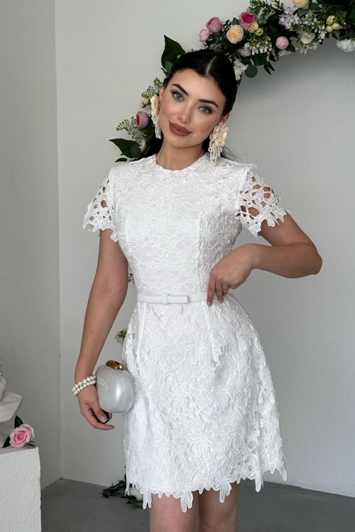 Rema Dress with Belt Detail