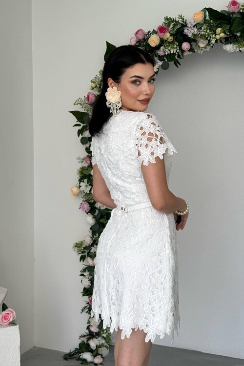 Rema Dress with Belt Detail