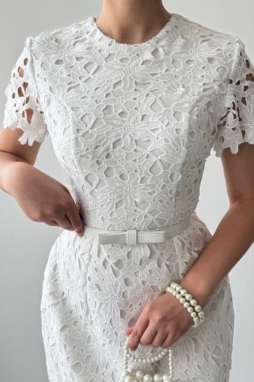 Rema Dress with Belt Detail