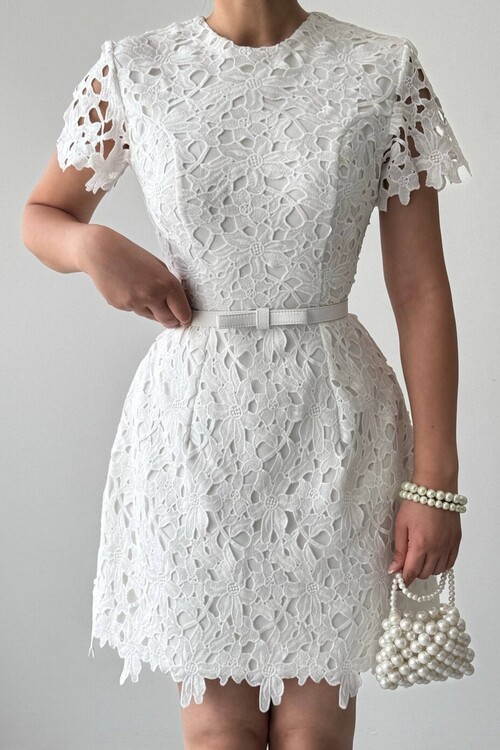 Rema Dress with Belt Detail