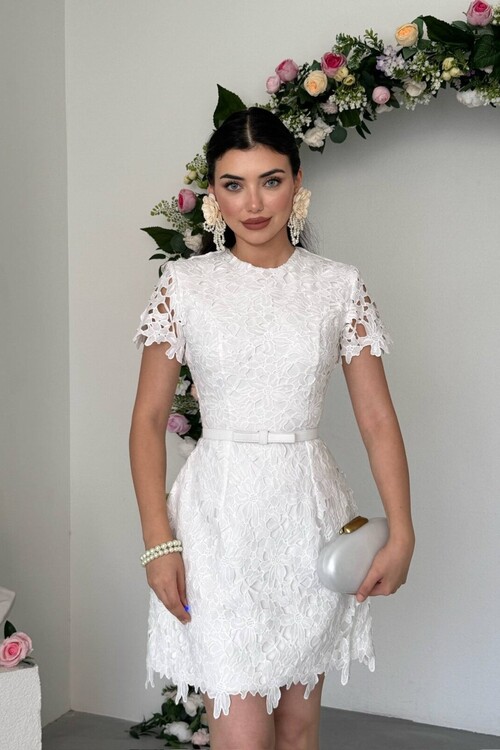 Rema Dress with Belt Detail