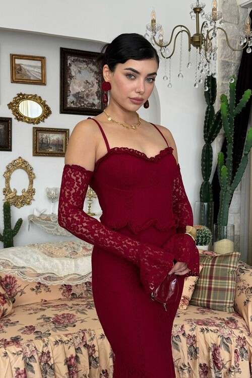 Rense Dress with Cord Strap Detail
