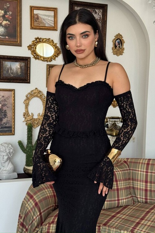 Rense Dress with Cord Strap Detail