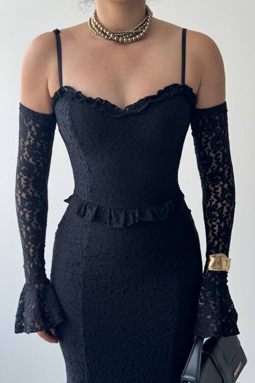 Rense Dress with Cord Strap Detail