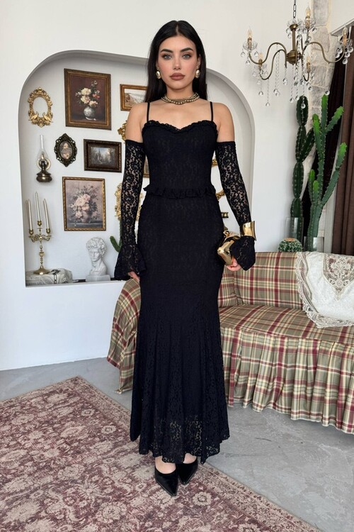 Rense Dress with Cord Strap Detail