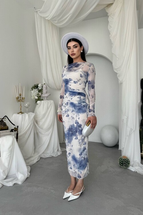 Rim Midi Elbise