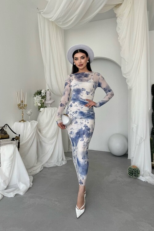 Rim Midi Elbise
