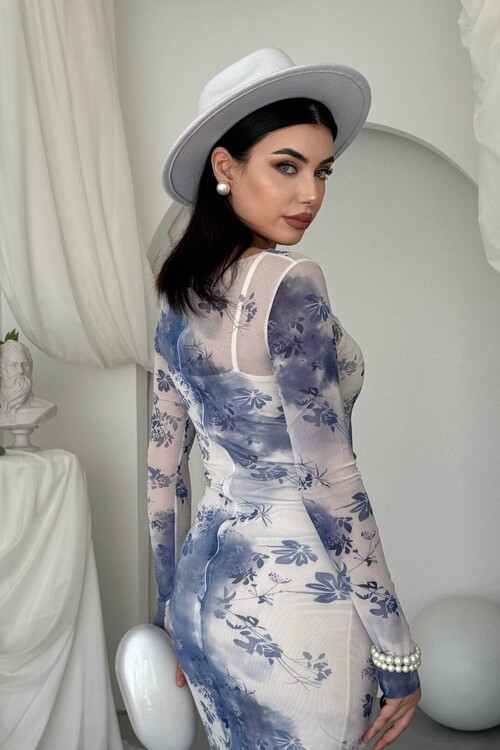 Rim Midi Elbise