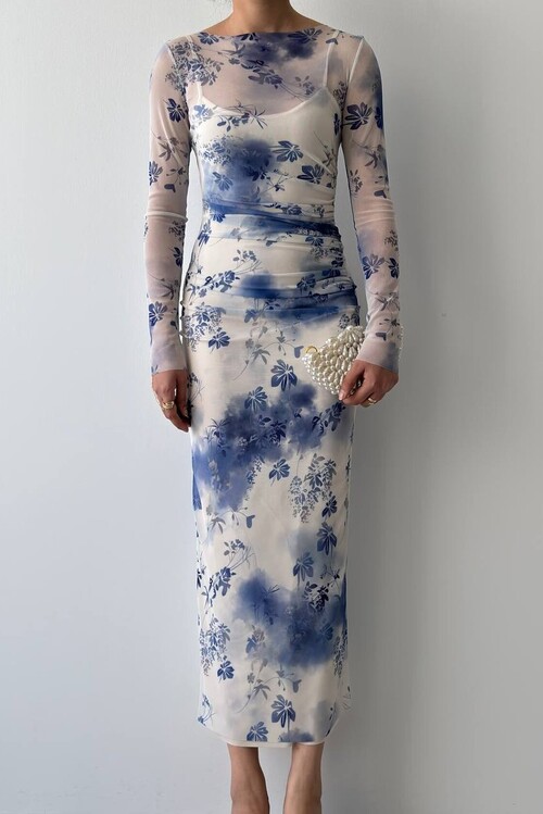 Rim Midi Elbise