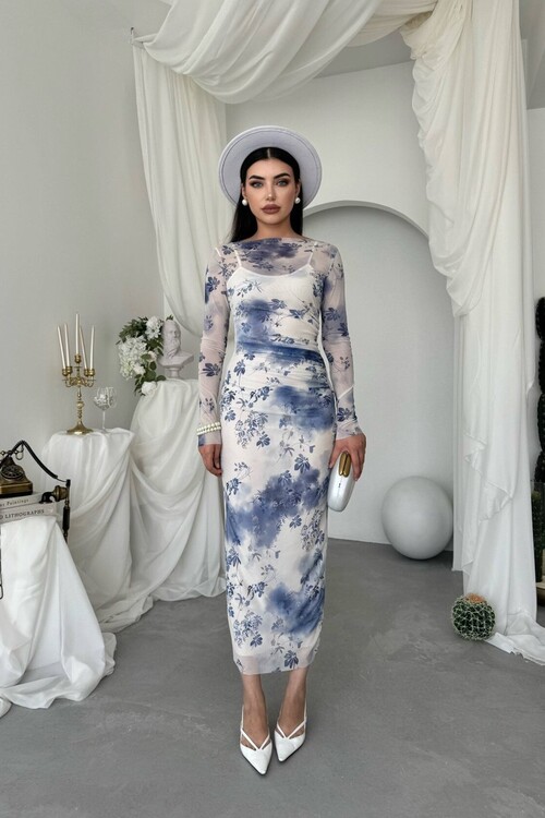 Rim Midi Elbise