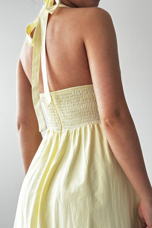 Smen Button Detail Dress