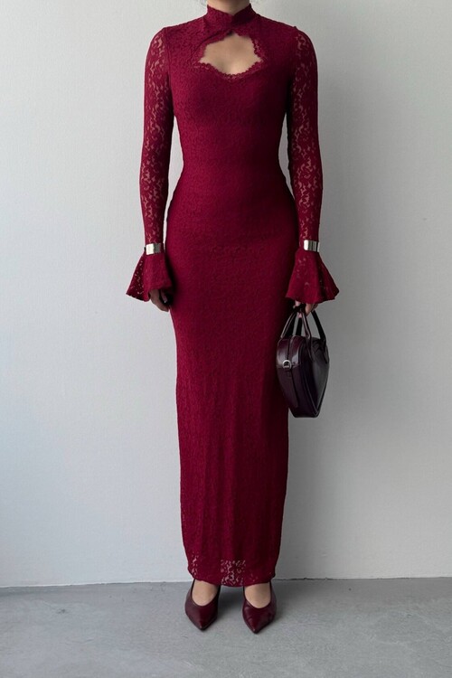 Wexo Dress with Bust Cut-Out Detail
