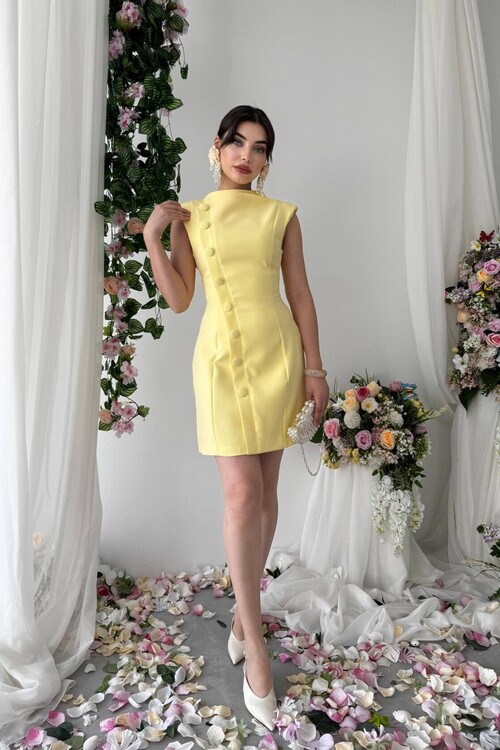 Xaes Button Detail Dress