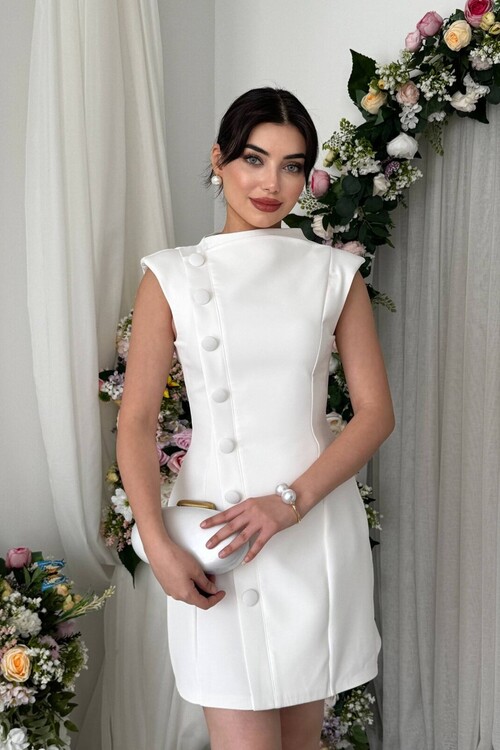 Xaes Button Detail Dress