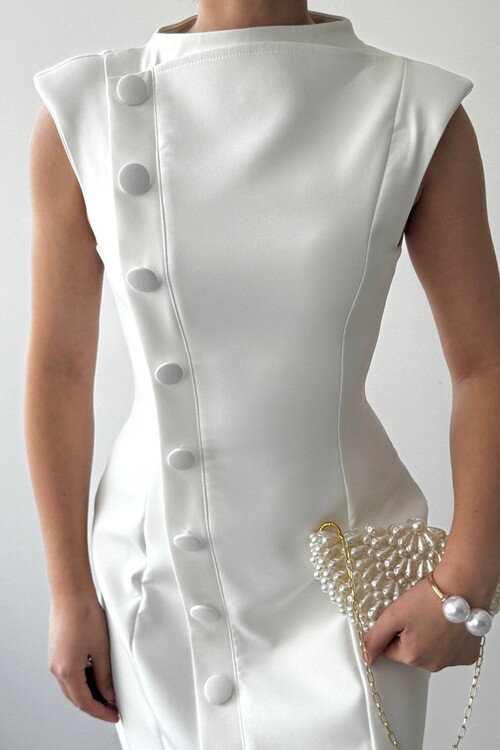 Xaes Button Detail Dress