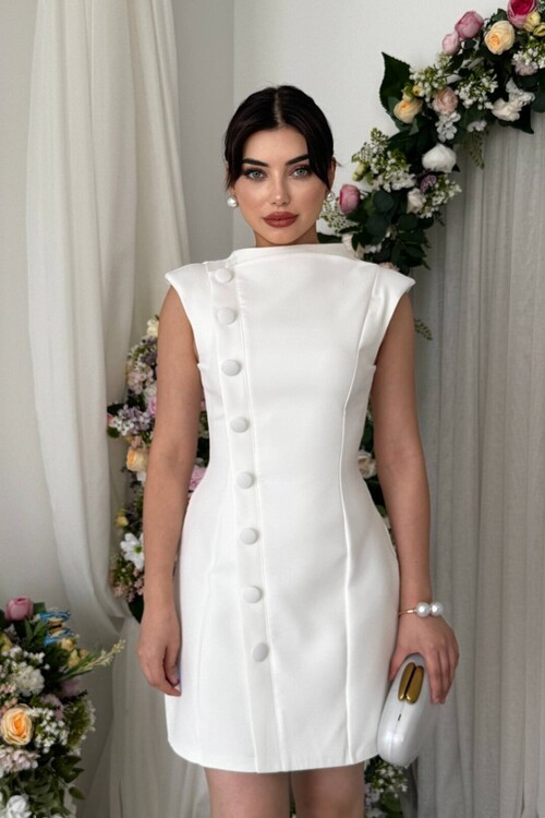 Xaes Button Detail Dress