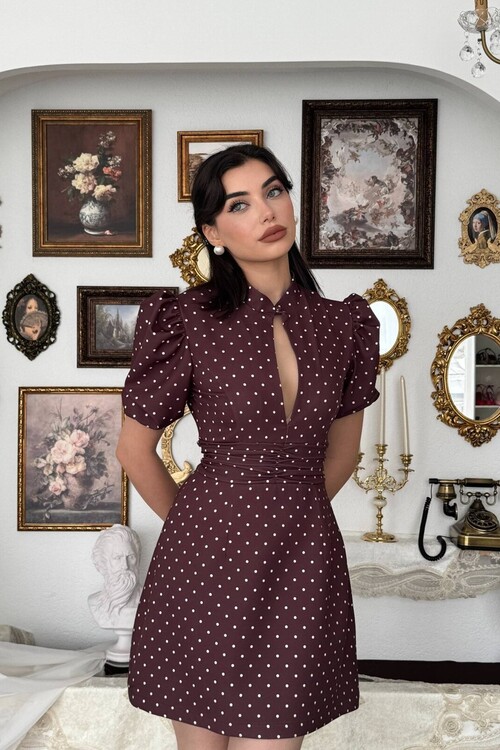 Yues Cut Out Detaylı Elbise