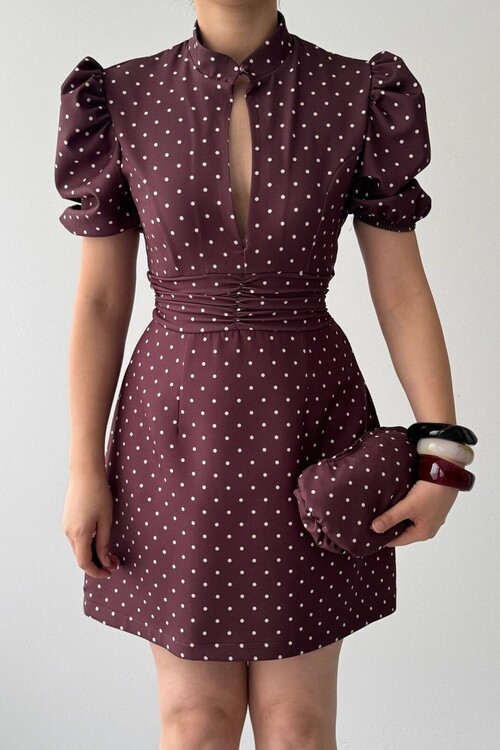 Yues Cut Out Detaylı Elbise