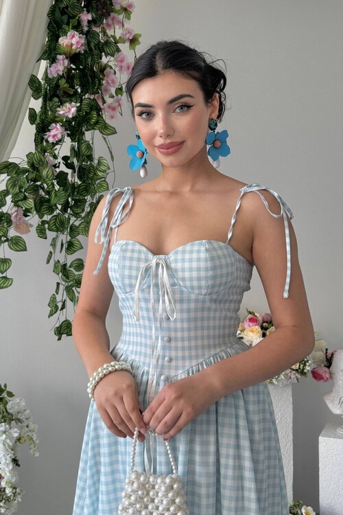Yumak İp Askılı Elbise