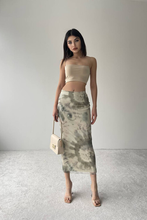 Cleo Batik Patterned Skirt