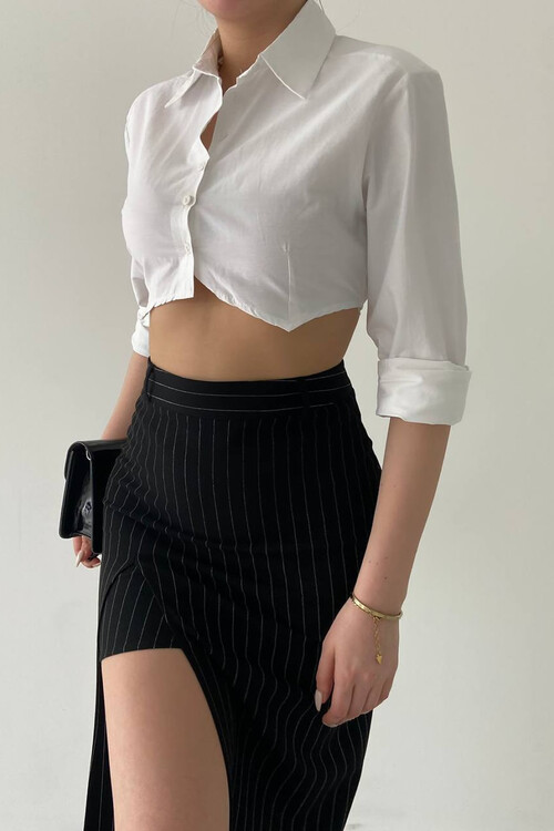 Maisie Slit Pencil Skirt